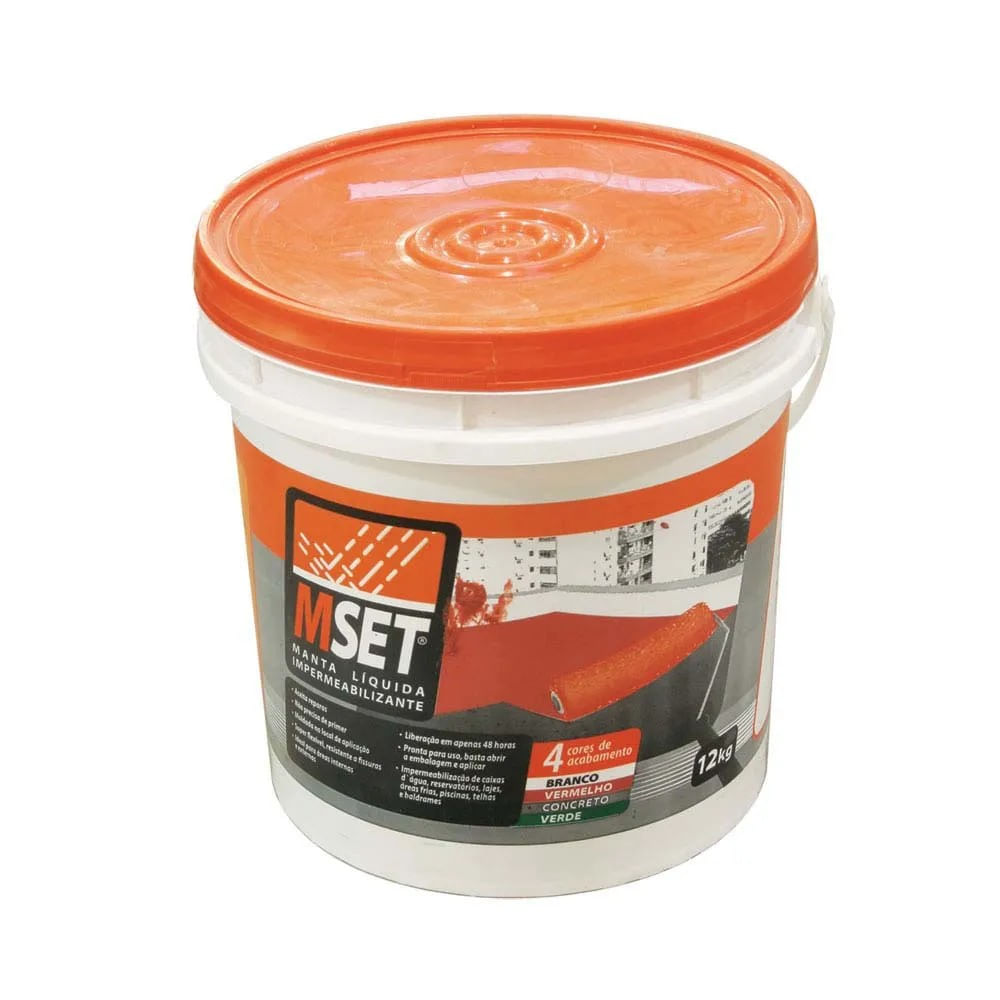 Manta Líquida Impermeabilizante Bautech Branco 12kg Manta líquida 12 Kg Branco Bautech
