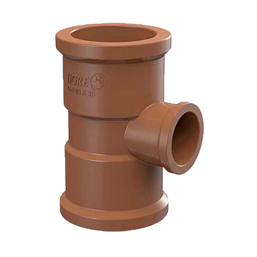 Tê de Redução 90° Soldável 50x25mm Tigre Te De Redução 90° Soldável 50x25mm Tigre