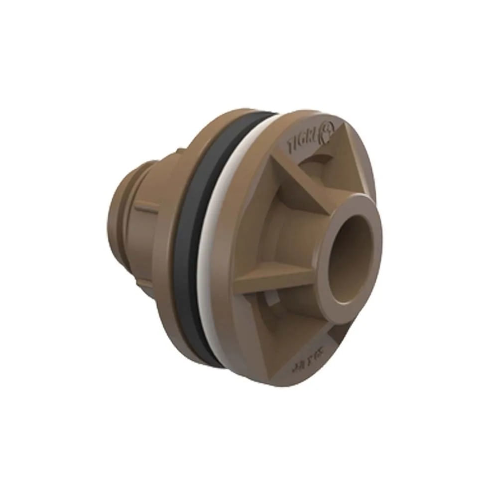 Adaptador Soldável com Anel de Vedação para Caixa D'água 20mm Tigre Adaptador Soldável Com Anel de Vedação Para Caixa D'agua 20mm Tigre