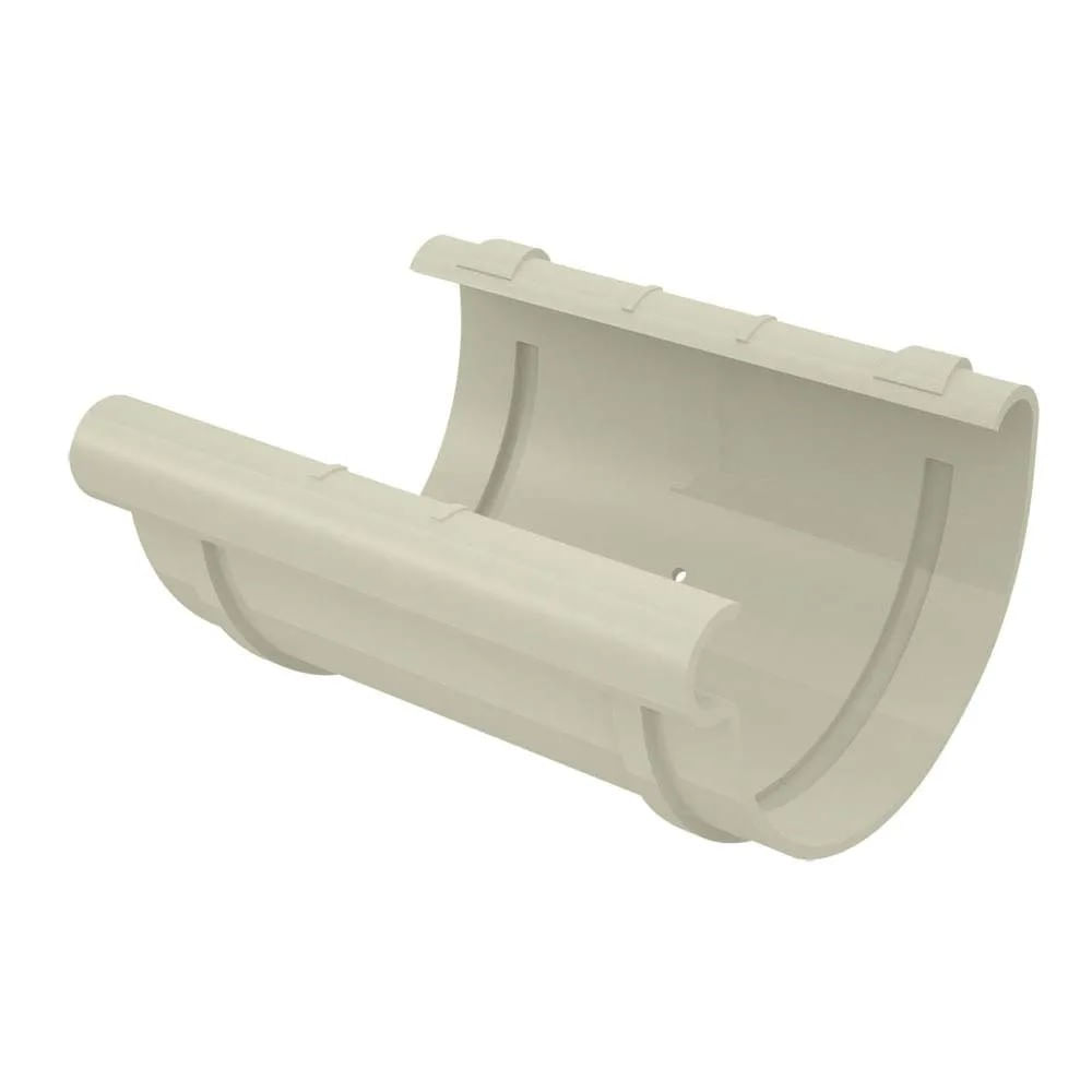 Emenda para Calha Aquapluv Dn125 Bege Tigre Emenda Aquapluv Dn125 Bege Tigre