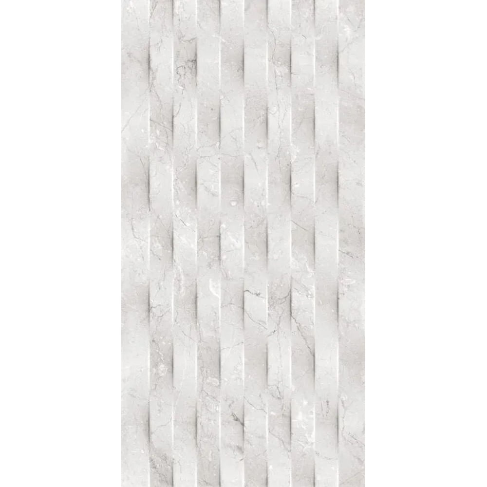 Revestimento Viseu Grigio Plus Retificado Brilhante 37x74cm Carmelo Fior 1,95m² Revestimento Viseu Grigio Plus Rt Brilhante 37X74Cm Cx 1,95M² CECAFI
