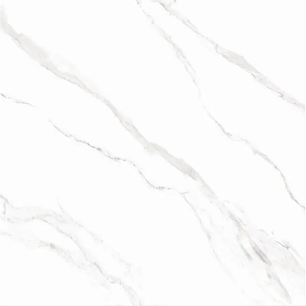 Porcelanato Polido Carrara Niquel Lux 61,8x61,8cm Embramaco 2,73m² Porcelanato Polido 61,8X61,8 Carrara Niqu Lux Cx2,67M2 Decore