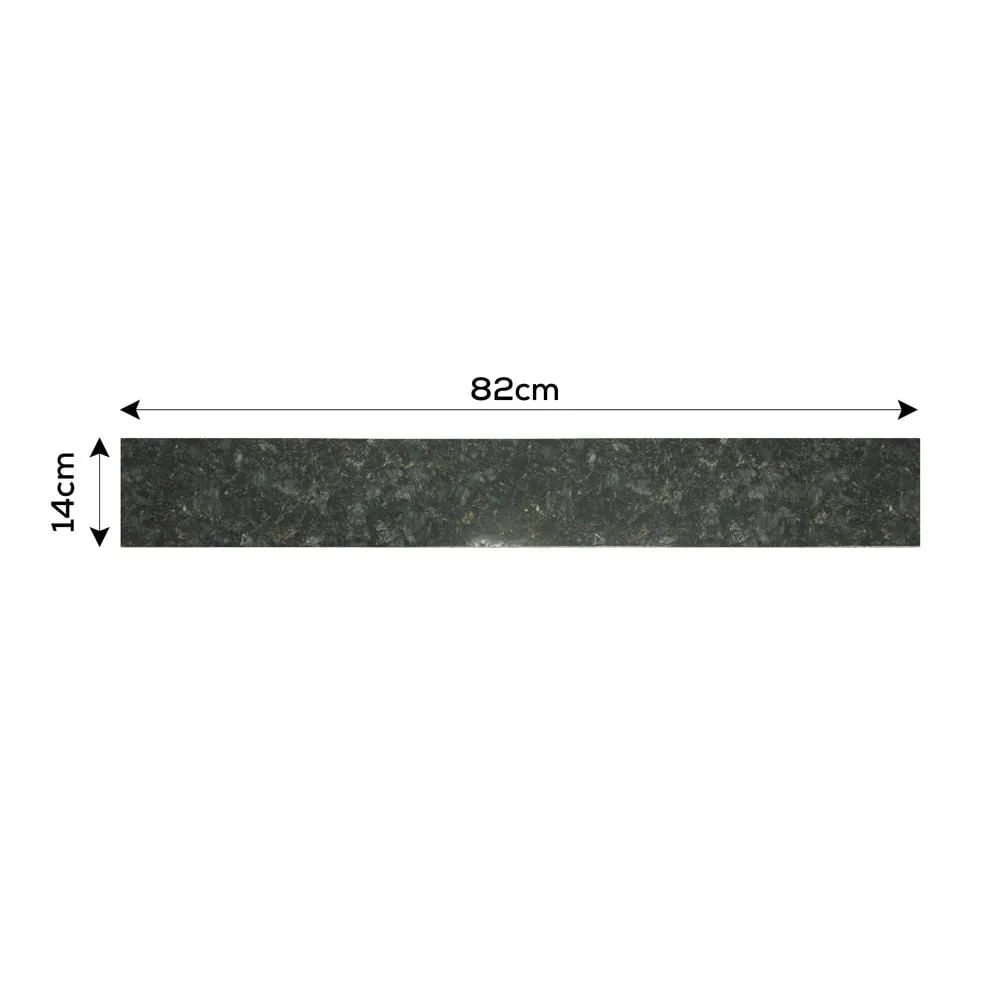 Soleira de Granito Verde Ubatuba Polida 82x14cm Kasa Granitos Soleira Polida Verde Ubatuba 082X014 Embalada Kasa Granitos
