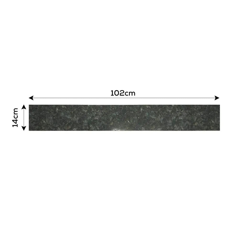 Soleira de Granito Verde Ubatuba Polida 102x14cm Kasa Granitos Soleira Polida Verde Ubatuba 102 X 0014 Embalada Kasa Granitos