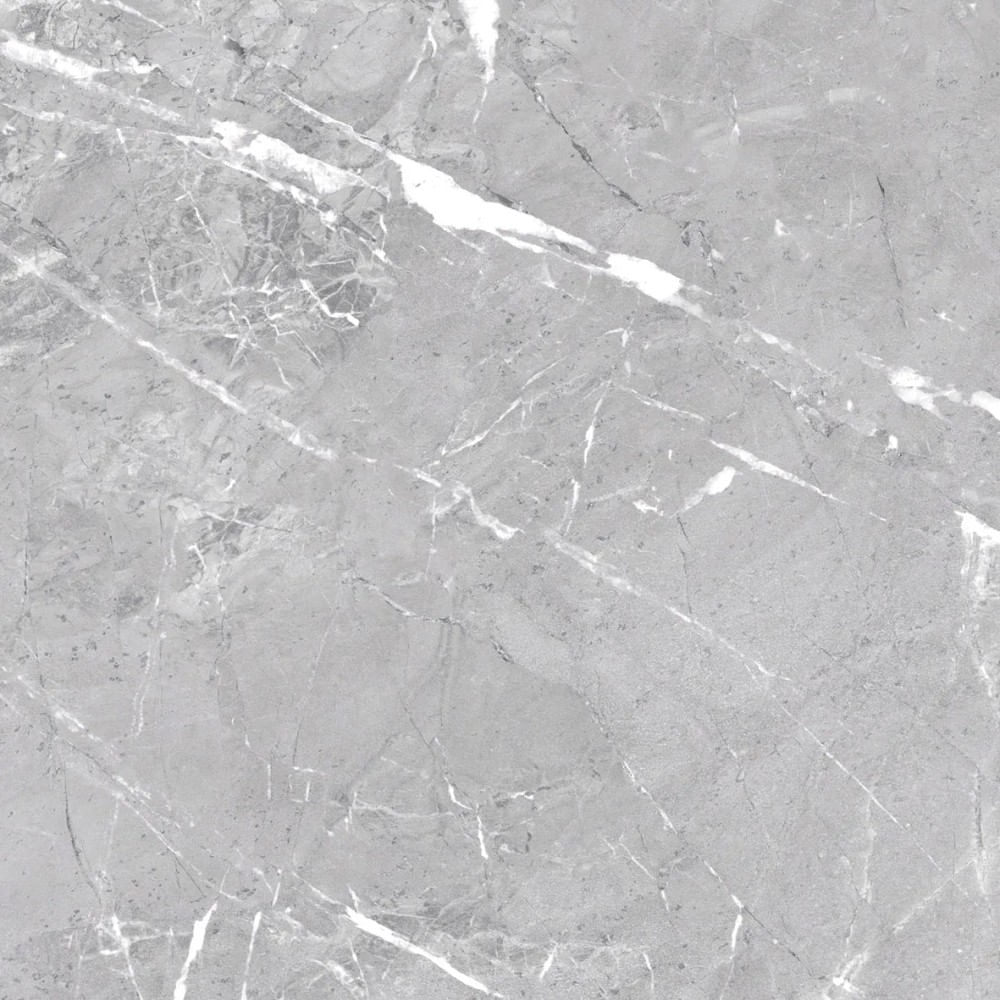 Piso Cerâmico Esmaltado Polido Retificado Bonati 60x60cm Cinza Ceral 2,16m² Piso Esmaltado Polido Retificado Bonati 60X60 Cx2,16 Ceral