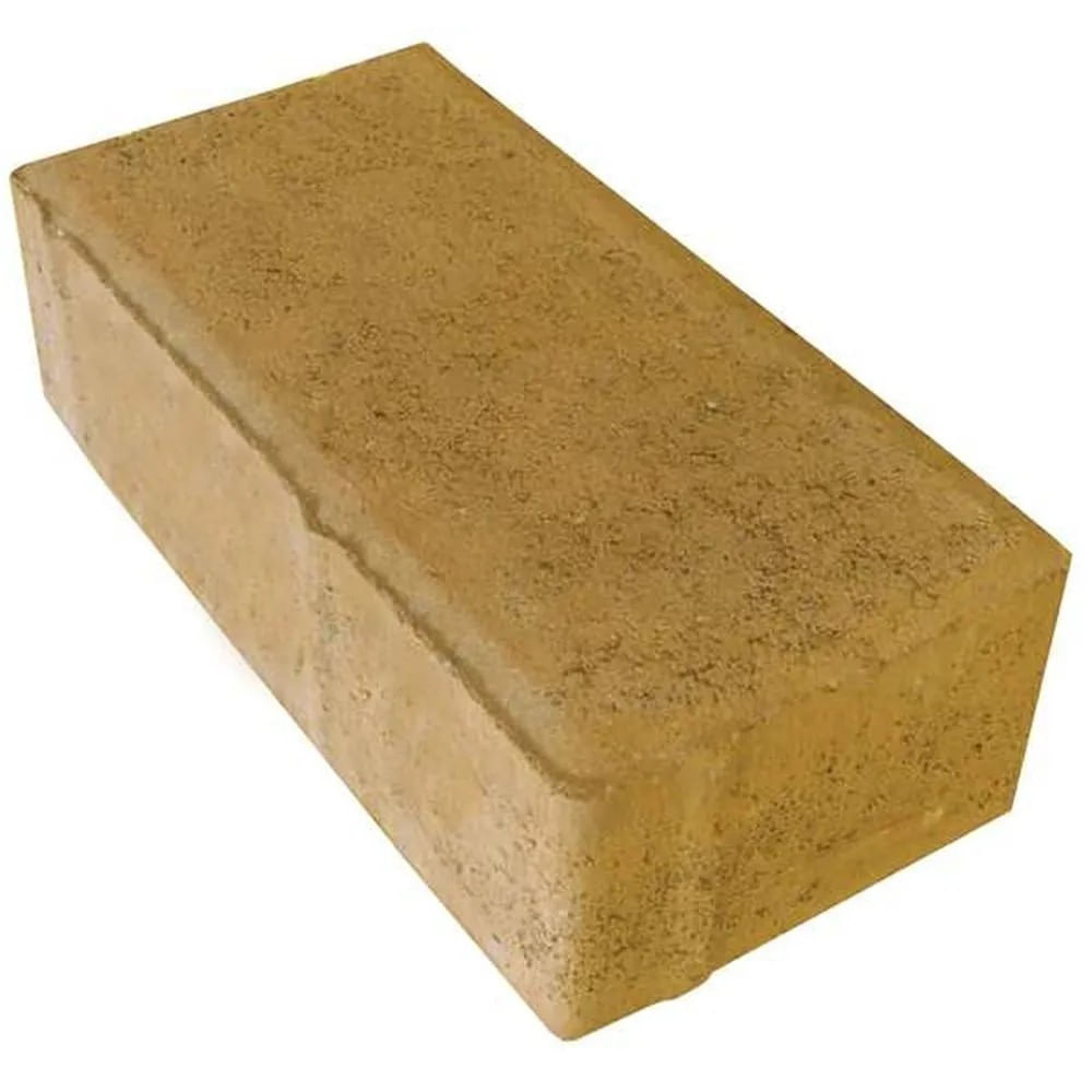 Piso Intertravado Retangular 20x10x6 cm Amarelo Blocos Cabral Piso Intertravado Retangular 20X10X06 Amarelo Blocos Cabral