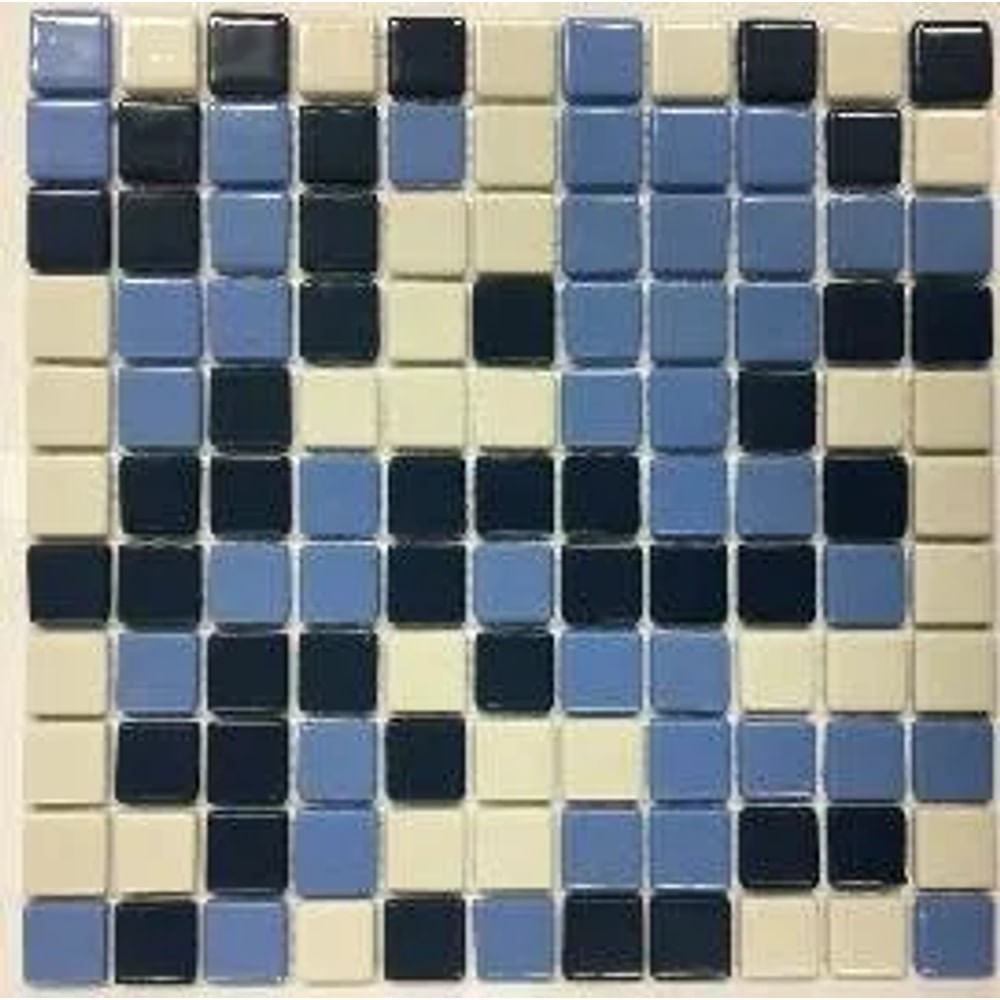 Pastilha de Vidro Ecologic Azul Aruba 30x30cm Bold Royal Grés