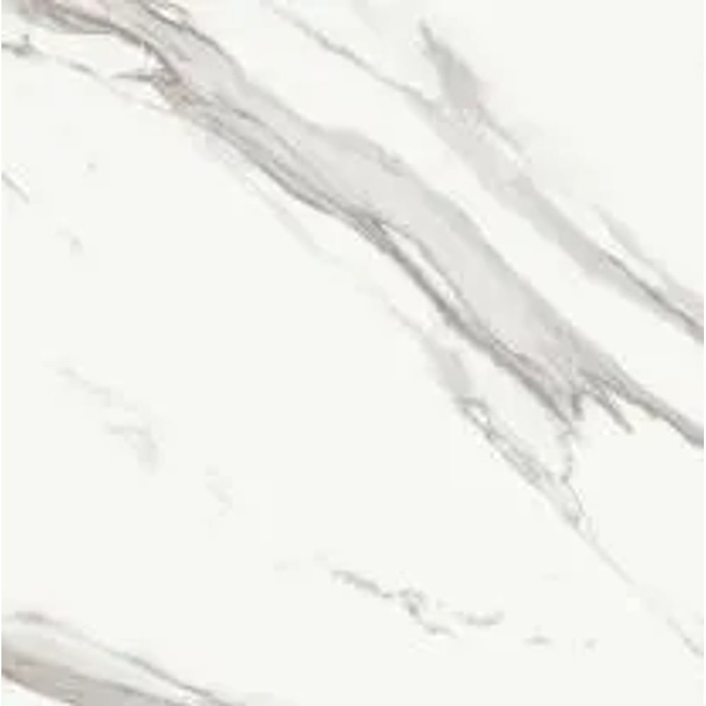 Porcelanato Calacata Light Micro Crystal 119,5x119,5cm Retificado Roca 2,85m² Porcelanato Calacata Light Micro Crystal 119,5X119,5cm Caixa com 2,85 m² Retificado Roca