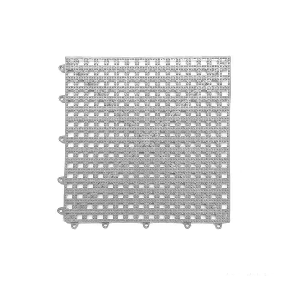 Piso Modulado Acqua Kap Kapazi Cinza 30x30 cm Kit com 6 Peças Piso modulado Acqua Kap cinza Kapazi