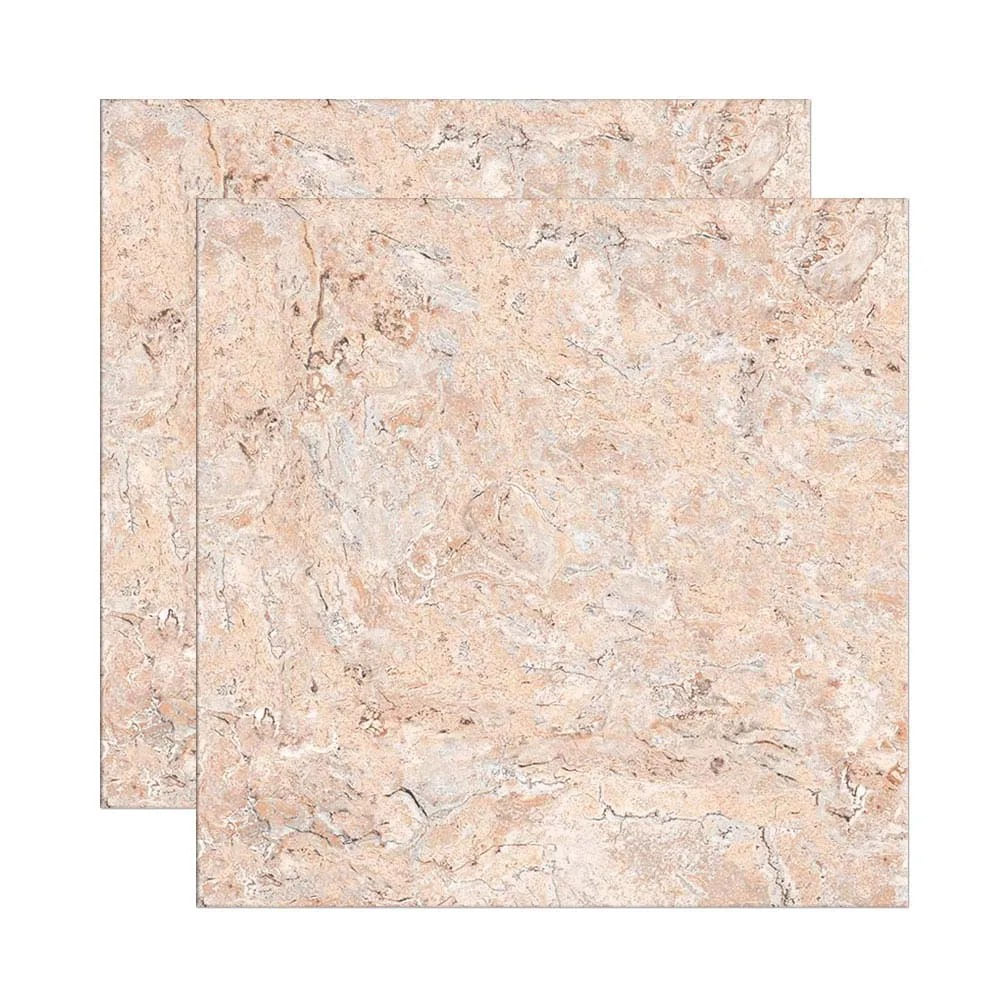 Piso Cerâmico Esmaltado Malta Bege 61x61cm 2,23m² Formigres Piso Cerâmico Esmaltado 61x61cm Caixa com 2,23 m² Brilhante Extra Bege Malta Formigres