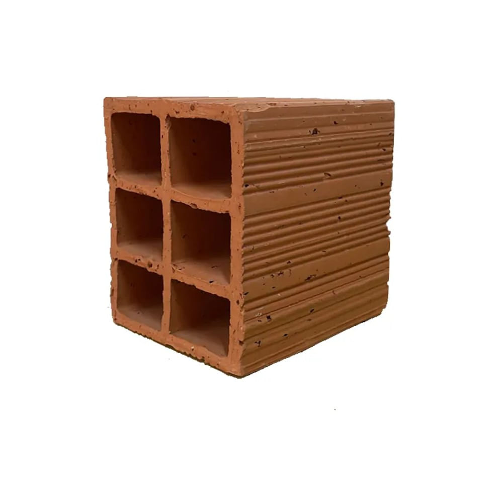 Bloco Cerâmico 6 Furos 11,5x14x11,5cm Nova Conquista Bloco Cerâmico 6 furos (11,5x14x11,5cm) Nova conquista