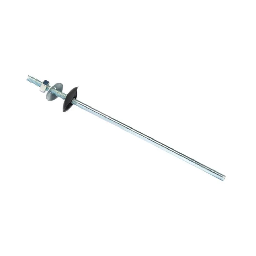 Conjunto 12 Hastes 1/4 x 200 mm com Arruela de Vedação Reta e Porca Beltools Conjunto haste Beltools 1/4 x 200 com arruela de vedação reta