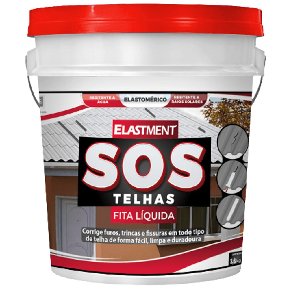 Manta Líquida Impermeabilizante Elastment Transit Drylevis 4kg Cinza Manta Líquida Elastment Transit 4Kg Impermeabilizante Drylevis