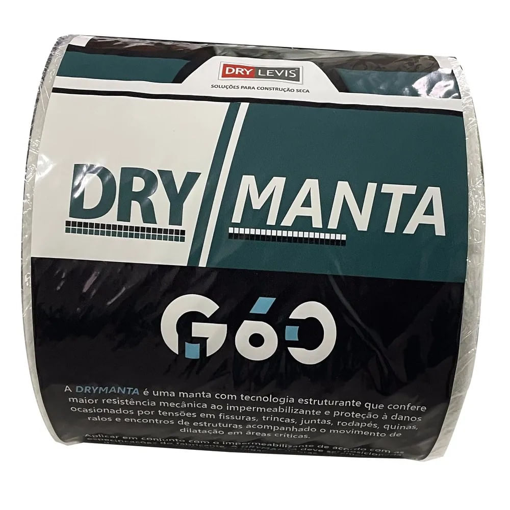 Manta de Poliéster Drymanta 16cm x 25m Dry Levis Drymanta 16cmx25m Drlevis