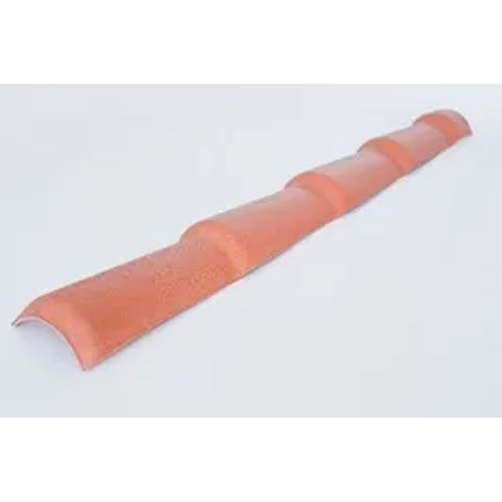 Capa Lateral para Telha de PVC Lux Telhas 140 cm Terracota Capa Lateral Terracota