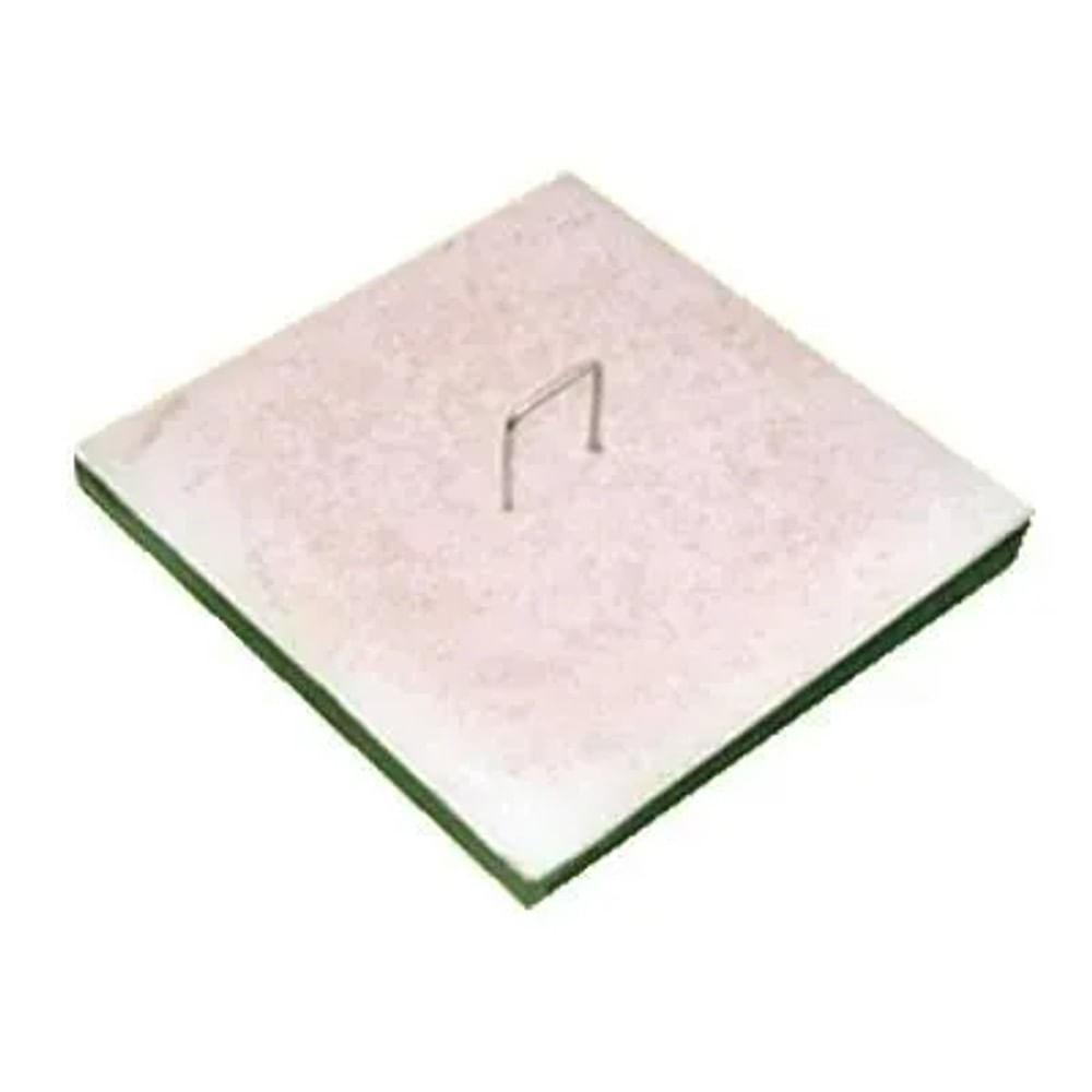 Tampa de Concreto com Alça 50x50cm Bege Concrebox Tampa com alça 50x50cm bege concrebox