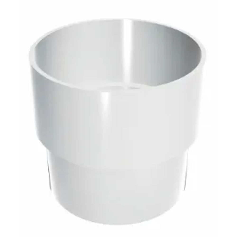 Acoplamento para Condutor Classic em PVC 80mm Branco Odem Acoplamento Para Condutor Classic Em PVC Brabco Odem