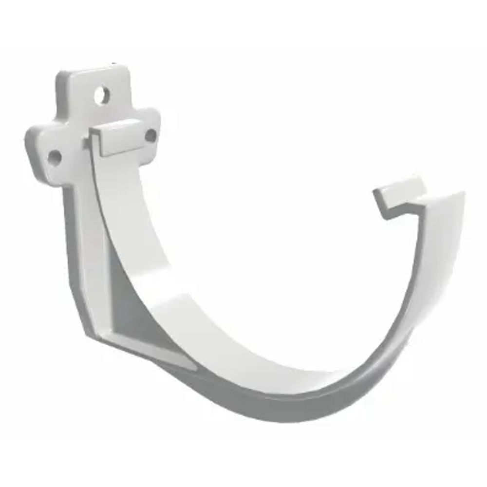 Suporte para Calha Classic em PVC Branco Odem Suporte Classic Em PVC Branco Odem