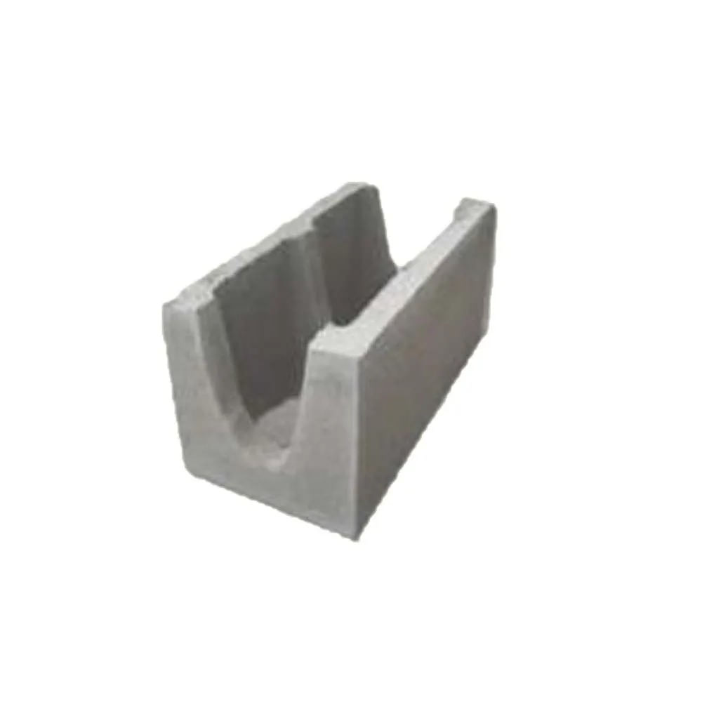Canaleta Estrutural de Concreto 14x19x39cm Ramos Canaleta 14x19x39cm estrutural Ramos