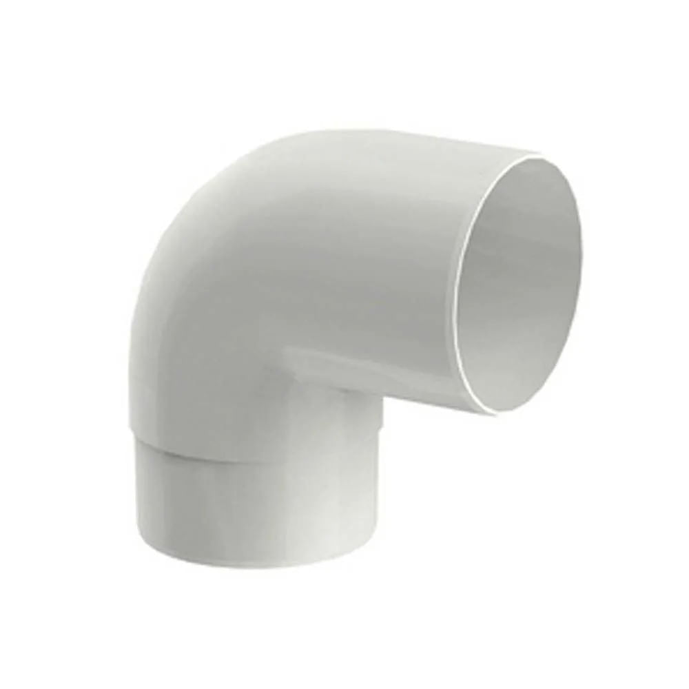 Joelho 90° Circular Aquapluv Style Branco Tigre