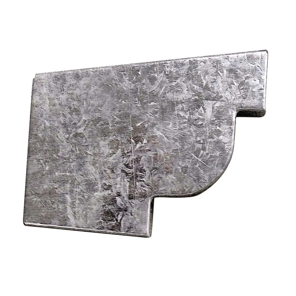 Cabeceira para Calha Galvanizada 28 Polegadas Esquerda Calhaforte Cabeceira para calha galvanizada 28" esquerda Calhaforte