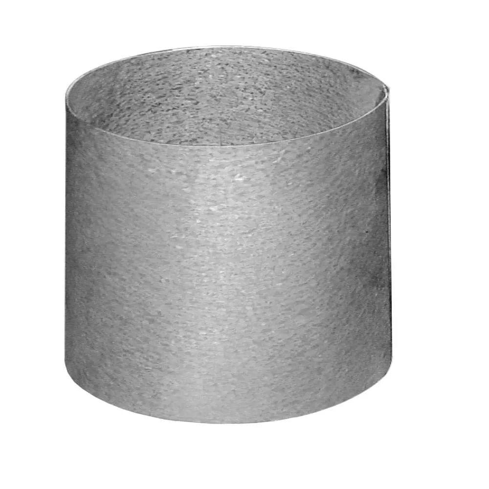 Bocal para Calha Redondo 3 Polegadas Galvanizado Calhaforte Bocal para calha galvanizada 3" redondo Calhaforte