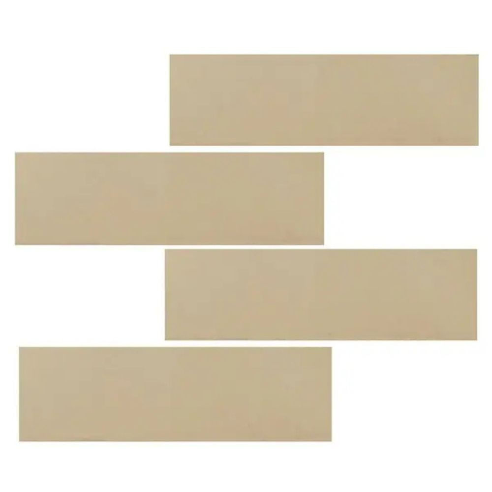 Revestimento Cerâmico Para Fachada Color Nude Brilhante 7,5x25cm 1,01 m² Ceral
