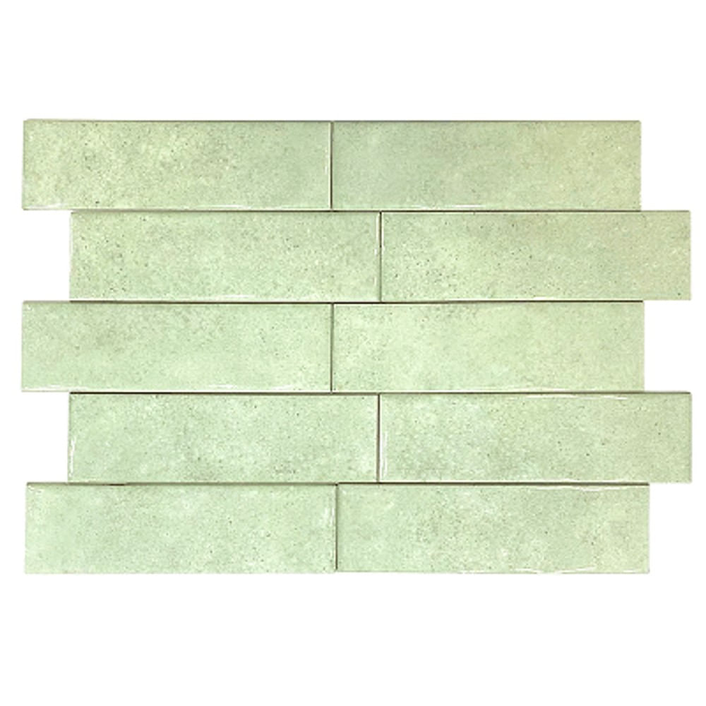 Revestimento para Fachada e Piscina Mint Ceral 7,5x25 cm 1,01 m² Revestimento Fachada/Piscina Mint 7,5X25 Cx1,01