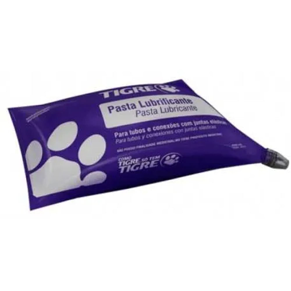 Pasta Lubrificante para Tubos e Conexões Tigre 1000g Pasta Lubrificante Bisnaga 1000g Incolor Tigre