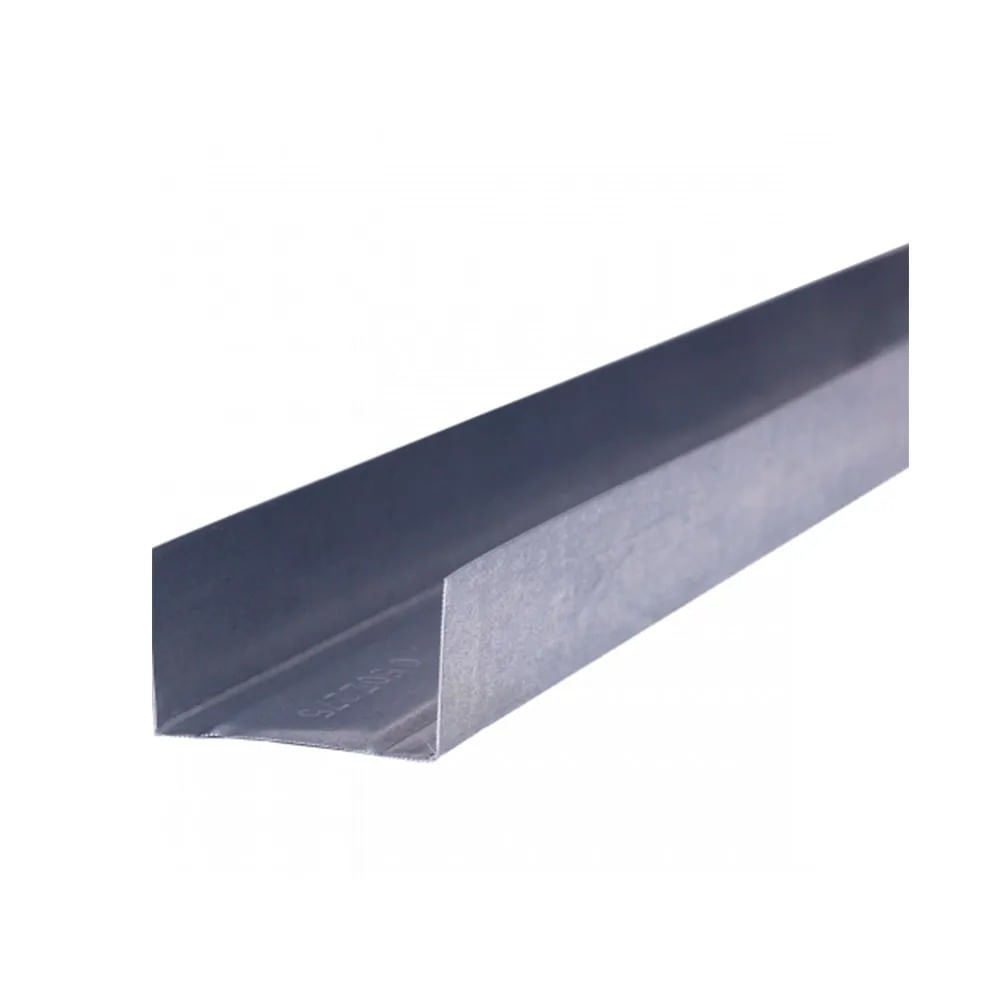 Guia para Drywall R90 300 cm Aço Placo – Perfil Metálico Estrutural para Chão e Teto