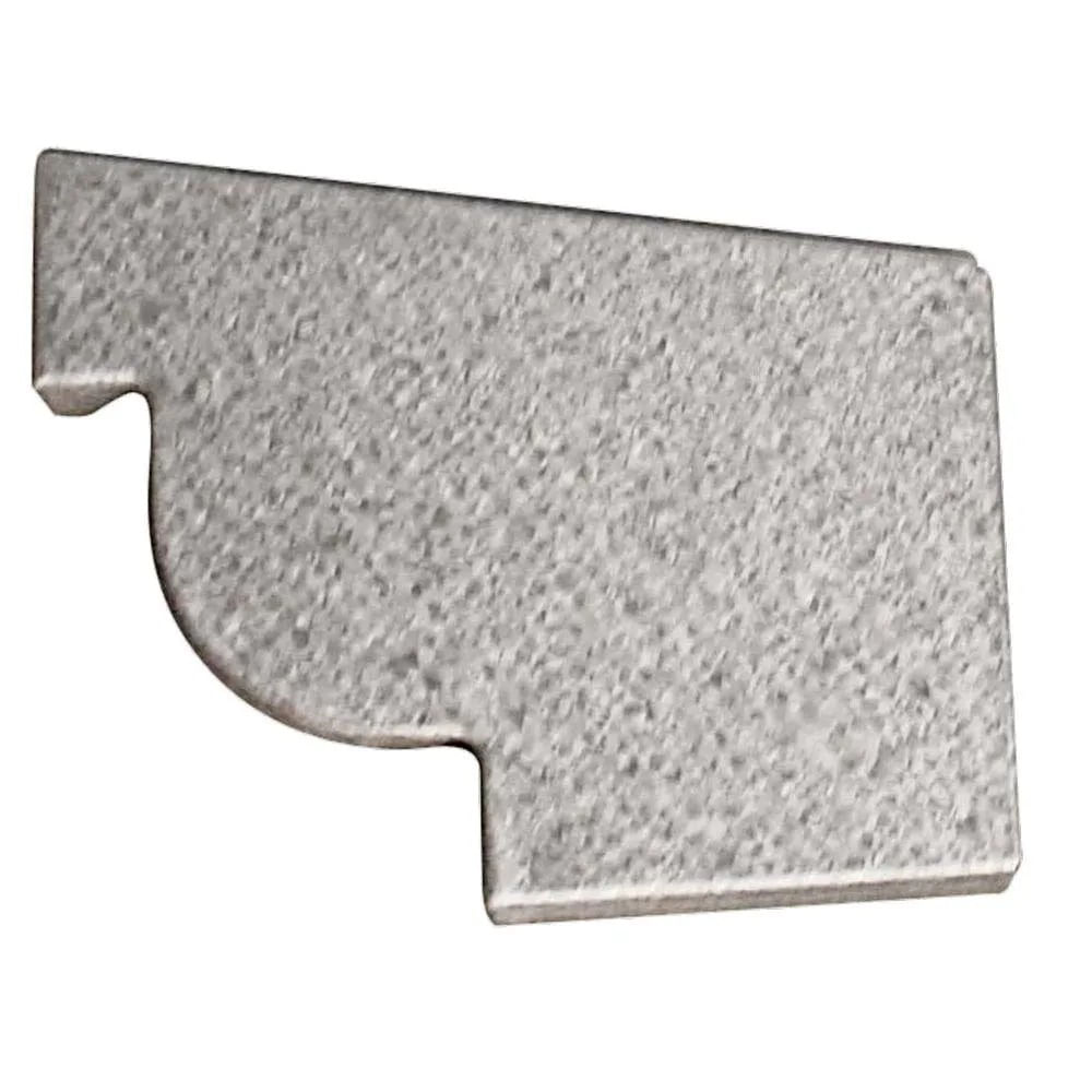 Cabeceira para calha galvanizada 33" direita Calhaforte