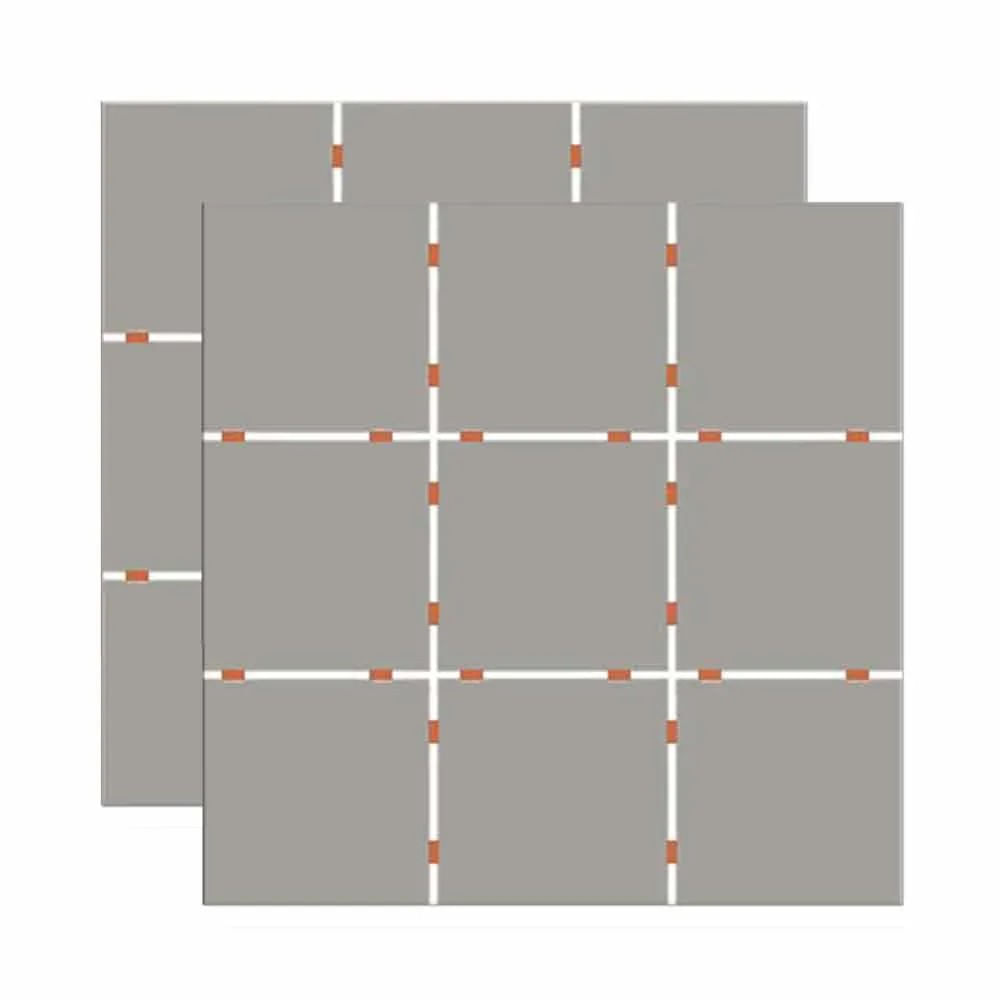 Revestimento para Fachada e Piscina Ceral Cinza Médio Brilhante 10x10cm 2,07m² Revestimento Fachada E Piscina Cinza Medio Brilho 10x10cm Caixa 2,07 m² Bold Ceral