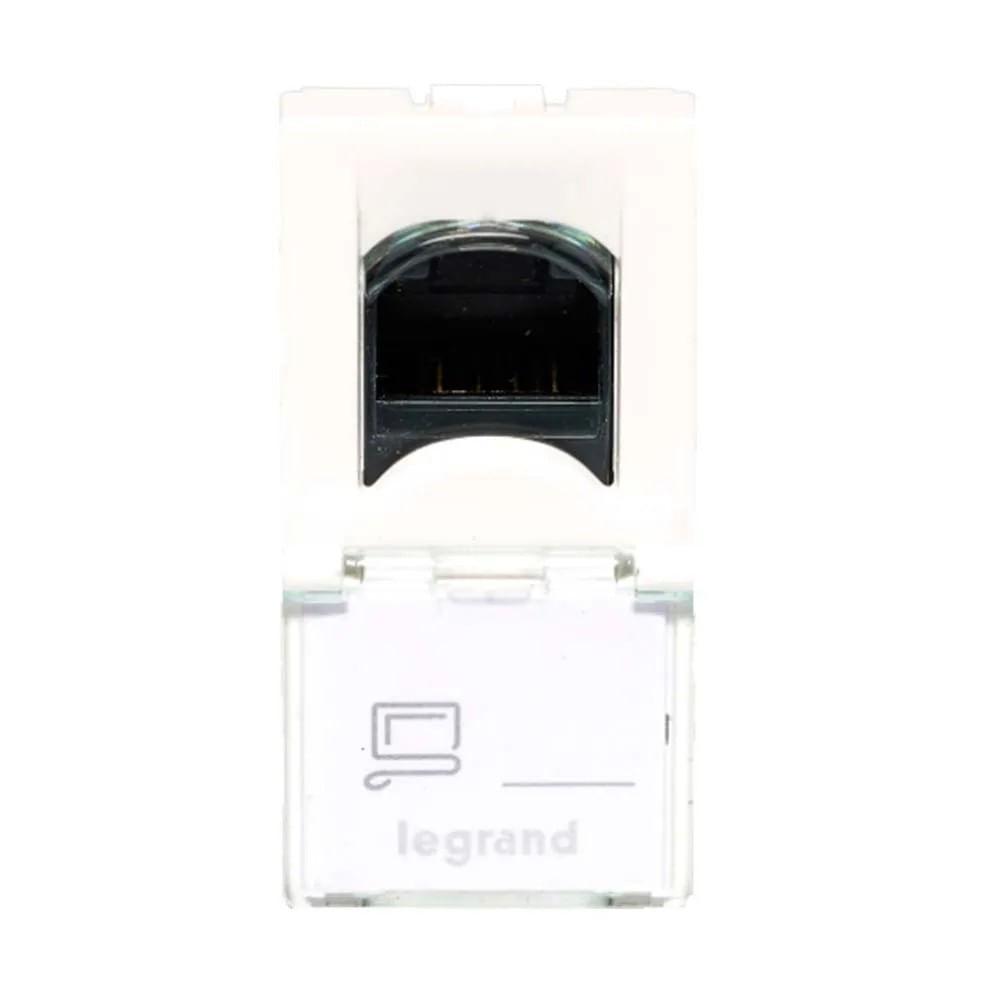 Módulo Tomada RJ45 Cat5E Arteor Branco Pial 572303B Módulo tomada Arteor Rj45 branco 572303B Pial