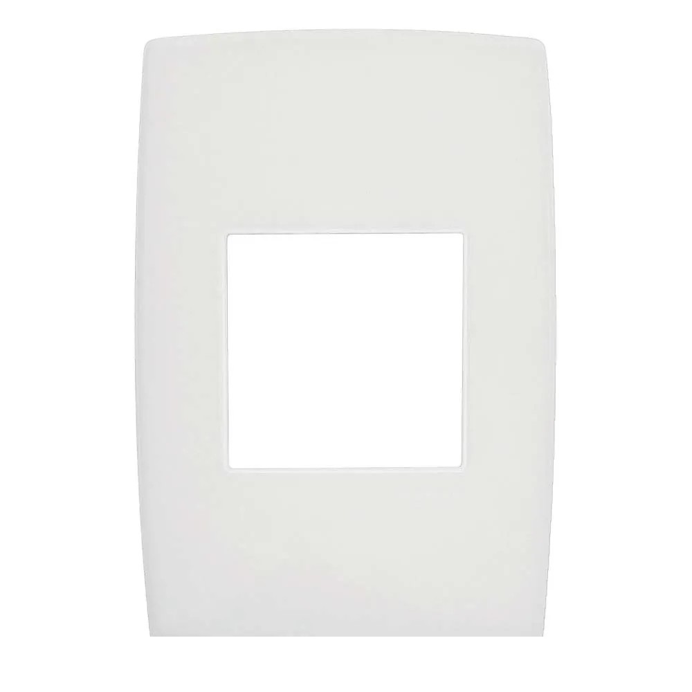 Placa 4x2 para 2 Módulos Pialplus Pial Branco Placa 4x2 2 postos Pialplus Pial
