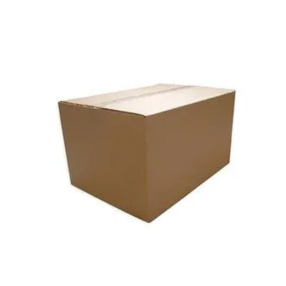 Caixa de Papelão Média Duplex Marrom 45cm x 45cm x 30cm Pilar Caixa Média Duplex Marrom 450mmx450mmx300mm Pilar