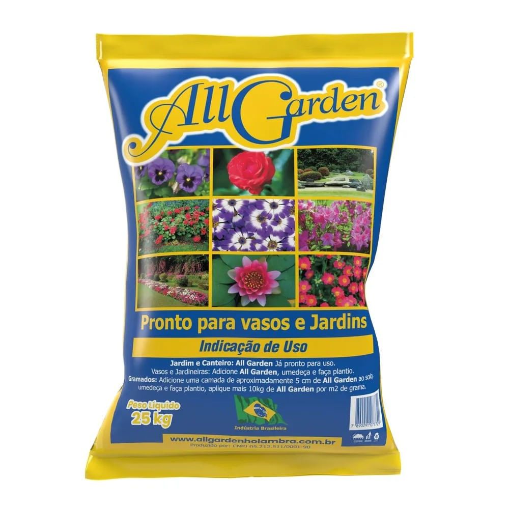 Turfa com Casca de Pinus All Garden para Jardins e Vasos 25kg All Garden Turfa 25Kg All Garden