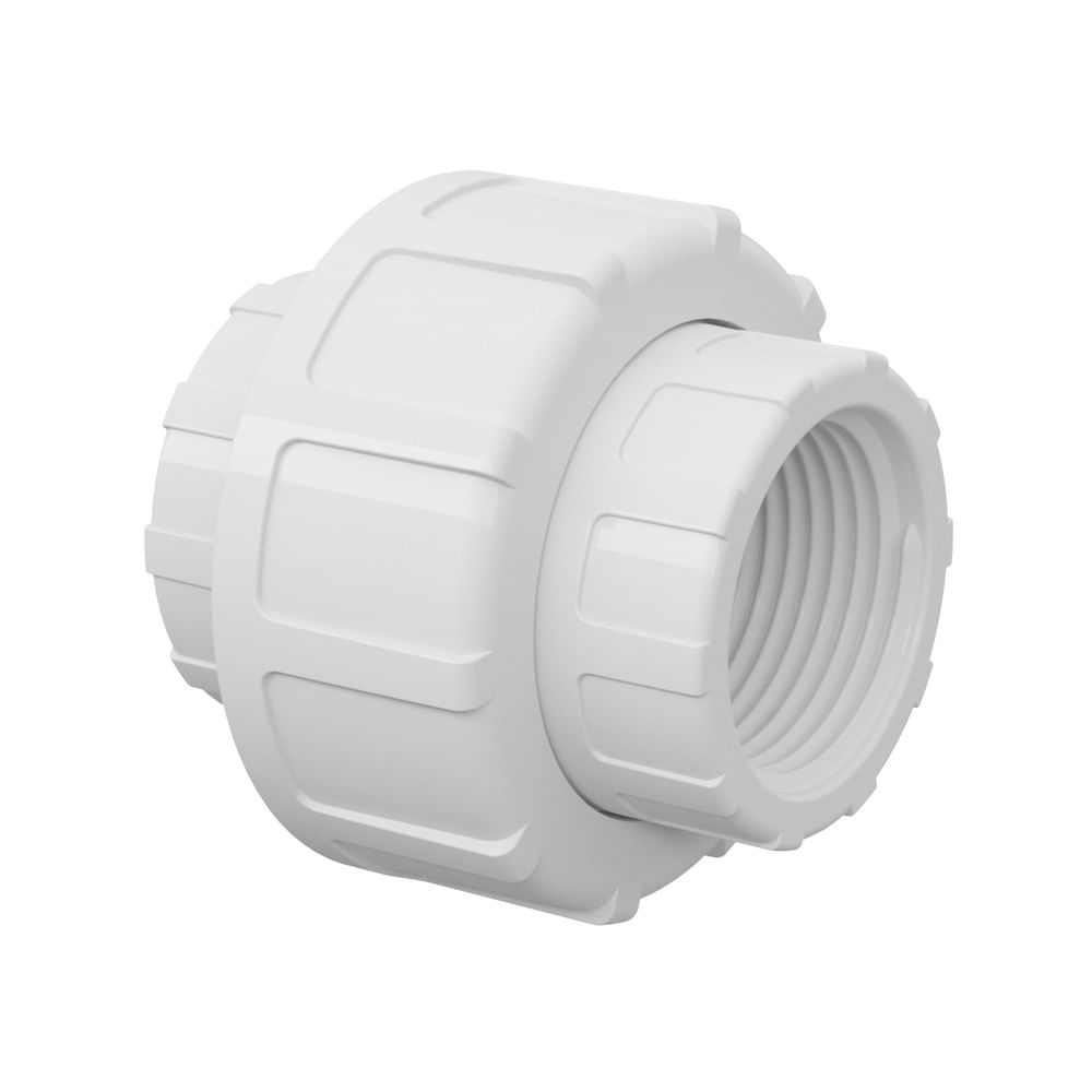 União Roscável Tigre 1/2 Polegada em PVC União Com Rosca 1/2" Tigre