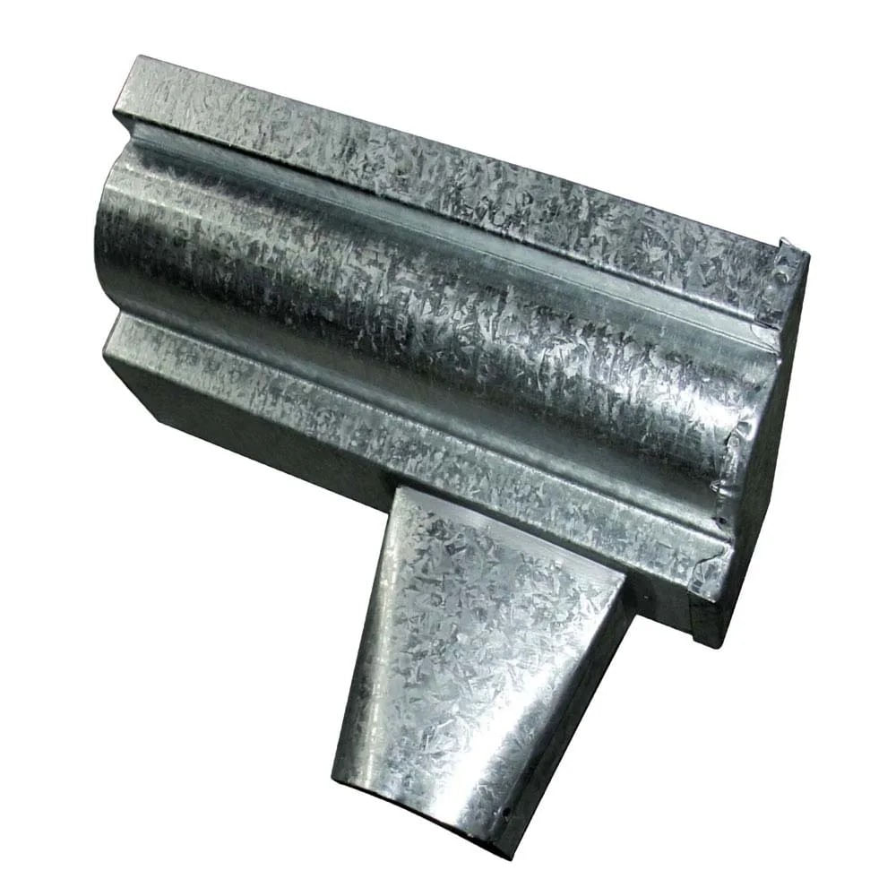 Terminal com Bocal Galvanizado 28 Polegadas Direito Calhaforte Terminal com bocal galvanizado 28" direito Calhaforte