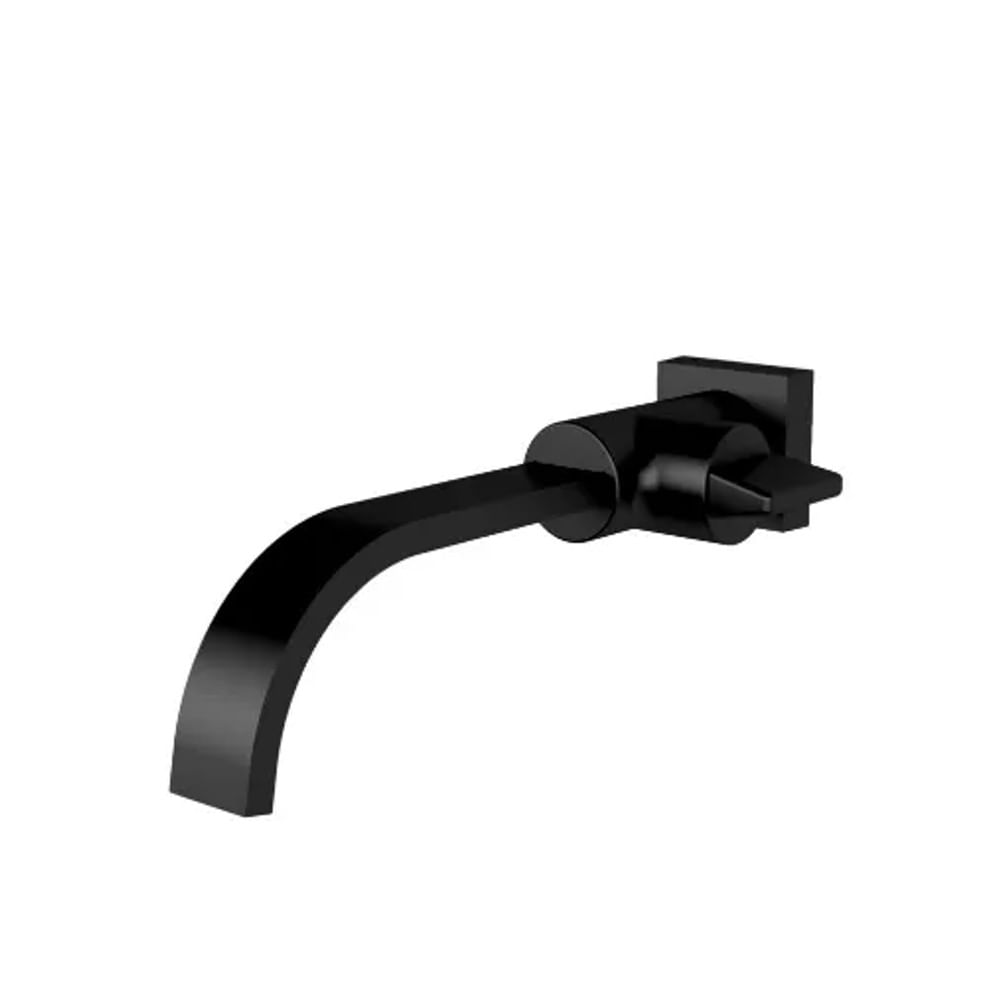 Torneira para Lavatório de Parede Fani Prima Black Matte Torneira Prima p/ Lavatório de Parede Black Matte Fani
