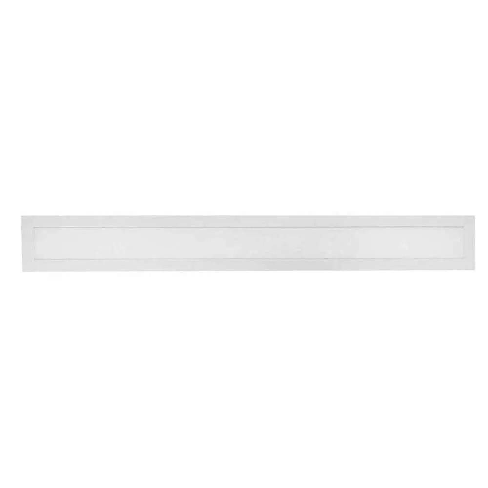 Painel Backlight LED Embutir Retangular 36W 6500K 1243x150mm Blumenau Painel Backlight Led Embutir Retangular Alumínio 1243X150Mm Bivolt 36W 6500K Branco Blumenal