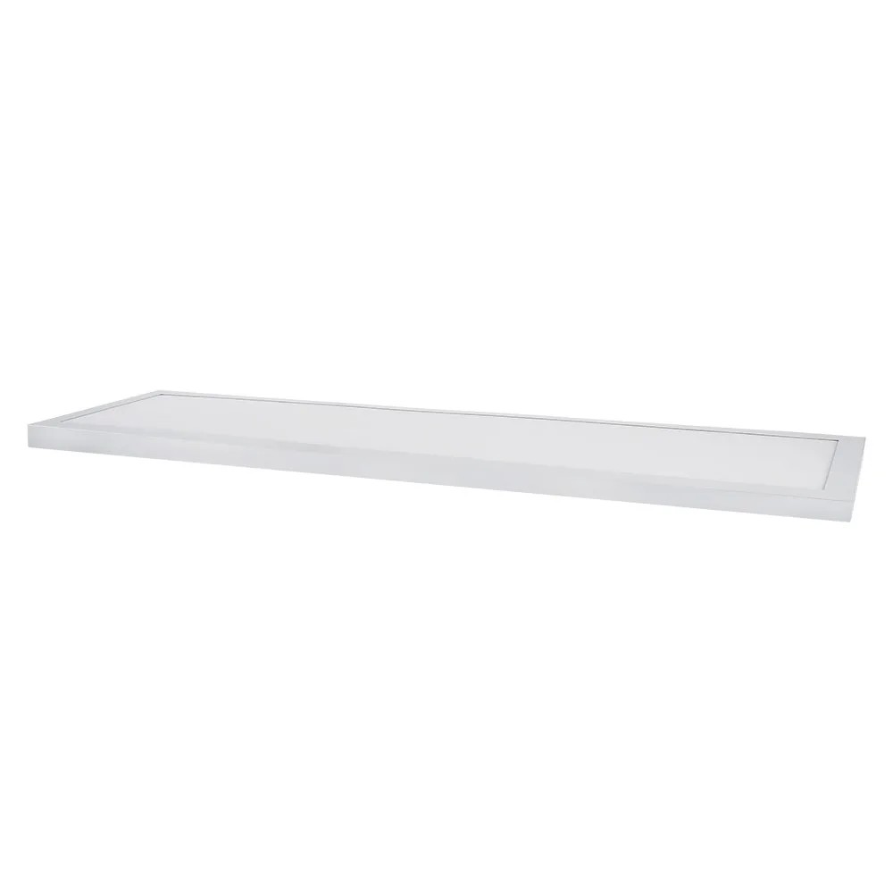Painel Backlight LED 45W Sobrepor Retangular 120x30cm Bivolt 6500K Blumenau Painel Backlight Led 45W Sobrepor Alumínio Retangular 1200X300Mm Bivolt 6500K Branco Blumenal