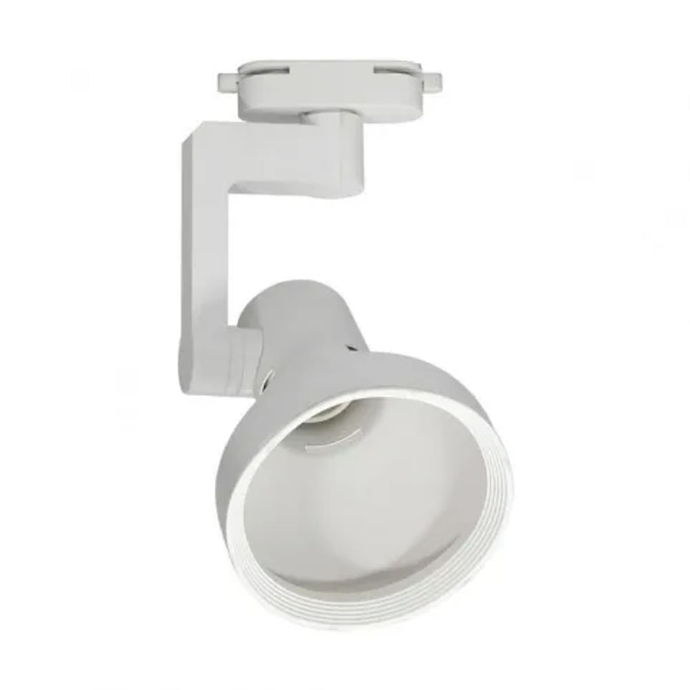 Spot De Trilho Star E27 Branco LLumm Bronzearte