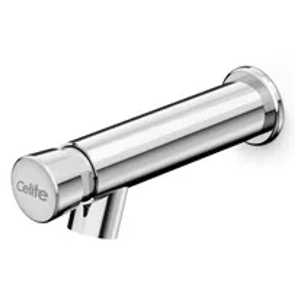 Torneira de Parede para Lavatório Ecopress Celite com Fechamento Automático Cromada Torneira de Parede p/ lavatorio Fechamento Automático Ecopress Celite