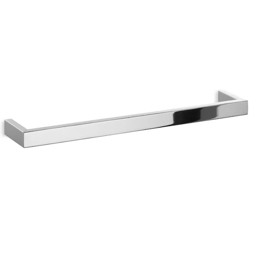 Toalheiro Barra 60cm Verso Roca Cromado Toalheiro Barra 600mm Verso Cromado Roca