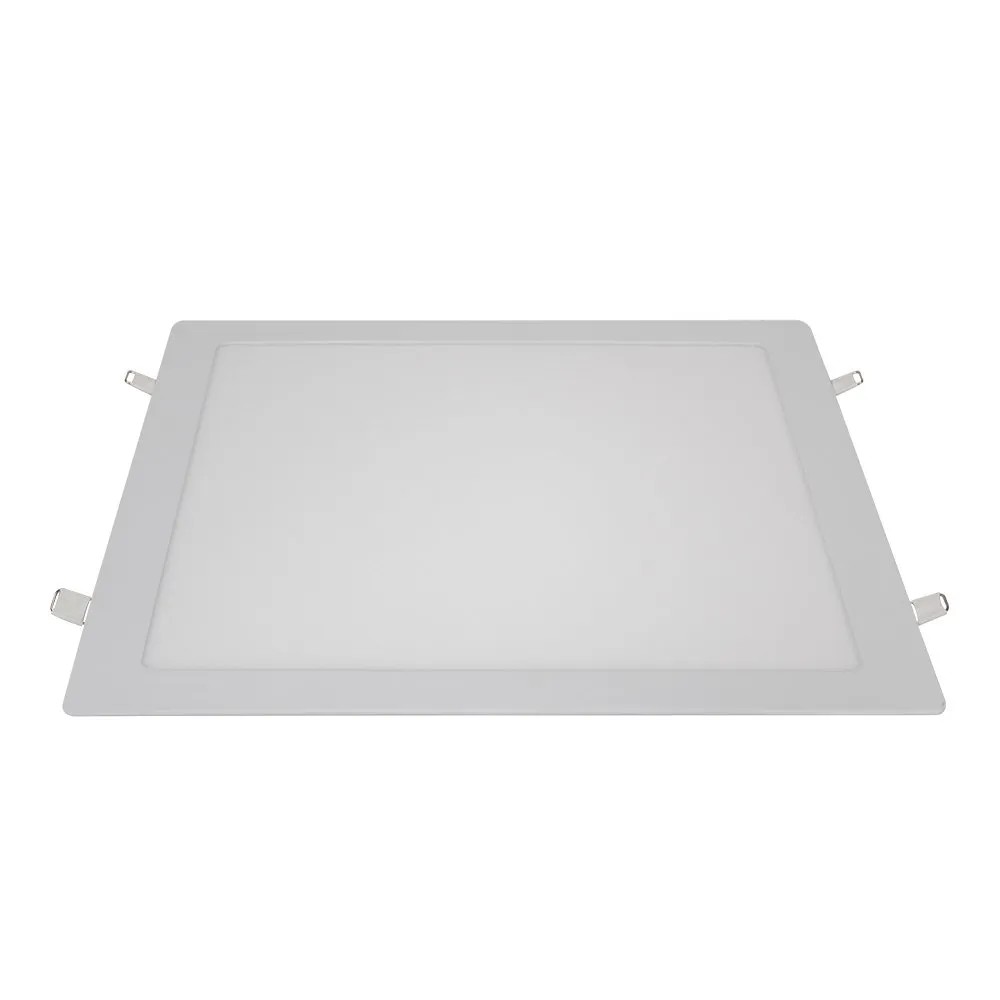 Painel LED Slim de Embutir Quadrado 24W 3000K 292mm Bivolt Blumenau Painel Led Tech Slim 24W Embutir Alumínio Quadrado 292Mm Bivolt 3000K - Branco Blumenal