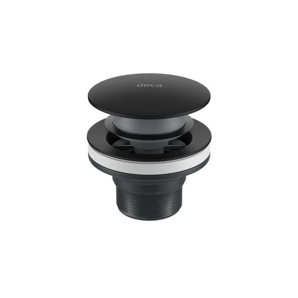 Válvula de Escoamento Click para Lavatório Cuba e Bidê Deca Black Matte Válvula De Escoamento Click Para Lavatório, Cuba E Bidê Black Matte Deca