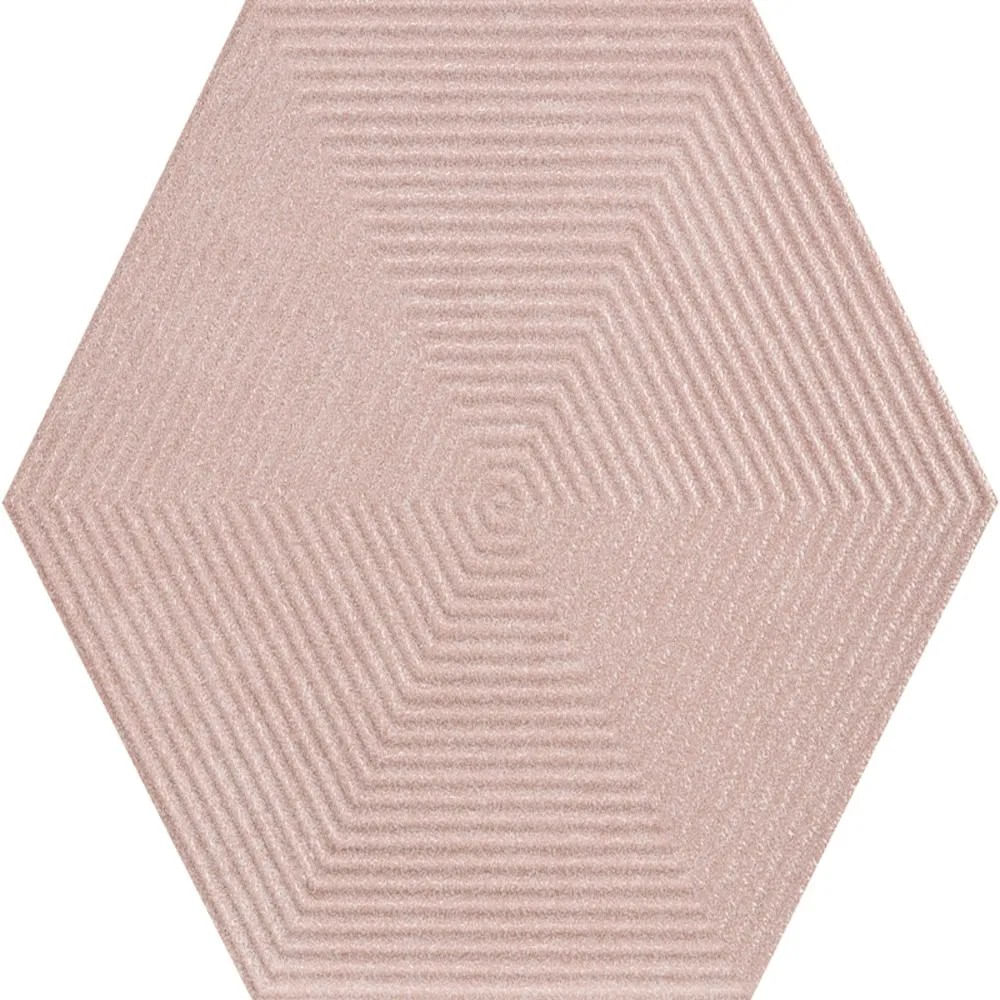 Porcelanato Hexagonal Portinari Love Rosa Matte Bold 17,4x17,4cm Porcelanato Portinari Love Hexagonal matte bold C: 17,4cm x L: 17,4cm pink