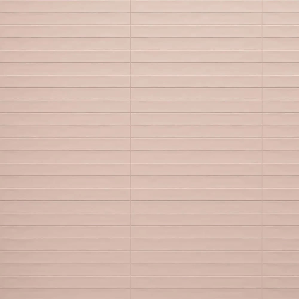 Porcelanato Make Acetinado Bold 4,8x40cm Pink Natural Portinari 0,19 m² Porcelanato Make Acetinado Bold 4,8x40cm Pink Natural Caixa c/ 0,19 m² (10 pçs) Portinari