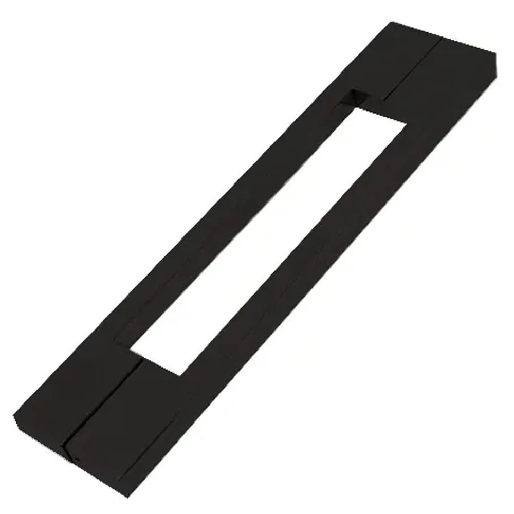 Puxador Duplo Big Thin 832x800mm em Aço Inox 201 Preto Geris Puxador Duplo Big Thin 832x800mm Aço Inox 201 Preto Geris