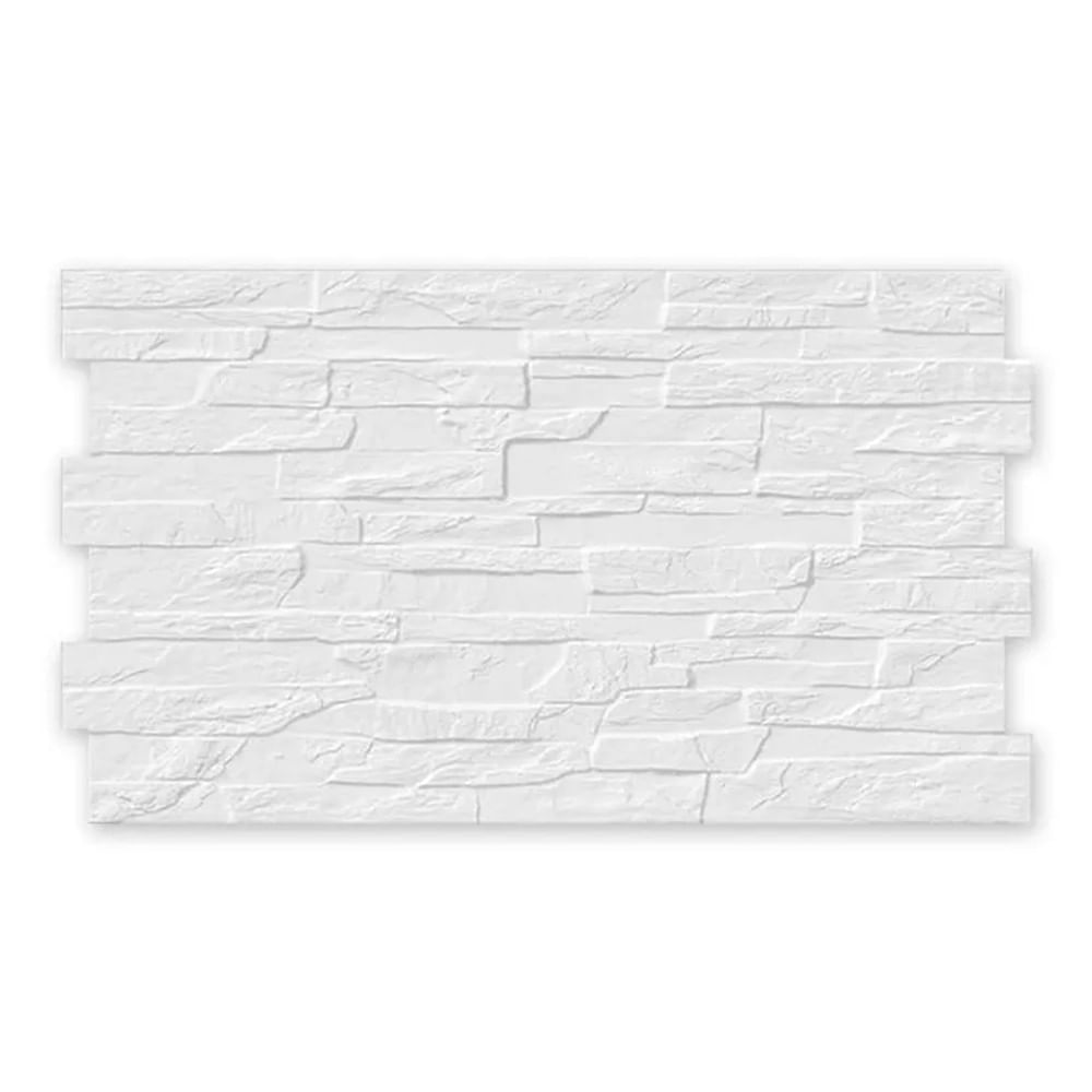 Revestimento Encaixe Oasis Granada Branco Esmaltado 31x54cm Caixa com 1,51 m² Borda reta Savane
